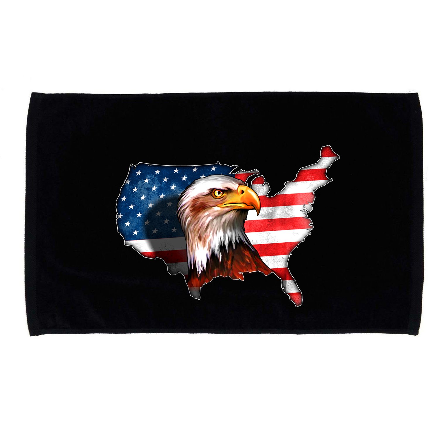 United States Of America Bald Eagle Microfiber Hand Towel
