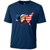 United States Of America Bald Eagle Performance Shirt