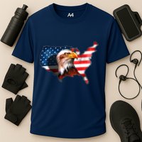 United States Of America Bald Eagle Performance Shirt