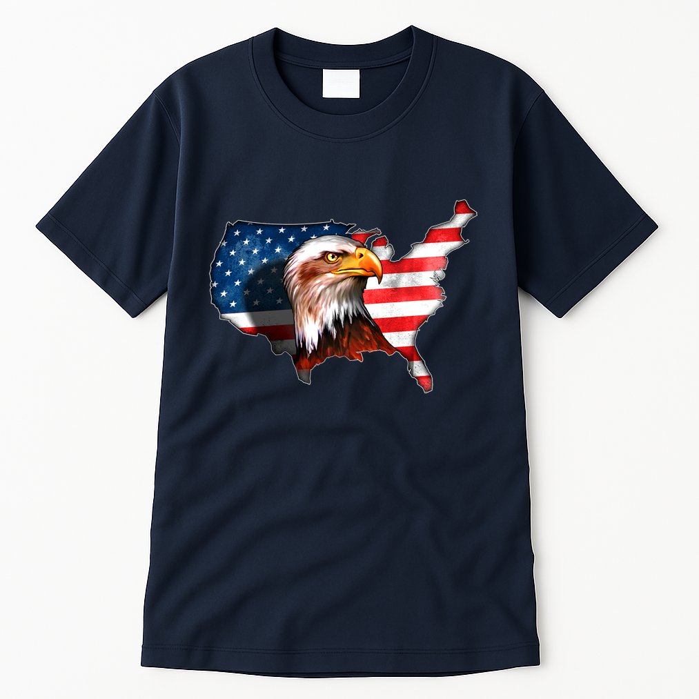 United States Of America Bald Eagle Tall T-Shirt