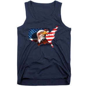 United States Of America Bald Eagle Tank Top