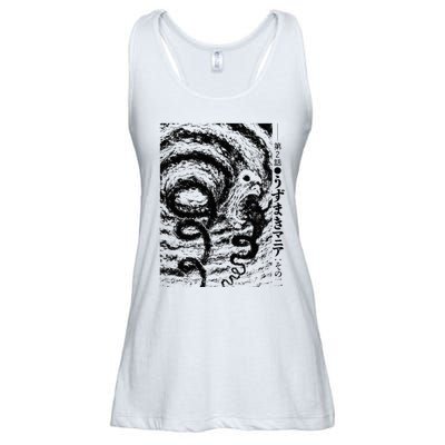 Uzumaki Spiral Obsession Swirl Ladies Essential Flowy Tank