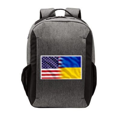 United States Of America I Stand With Ukraine Flag Support Vector Backpack