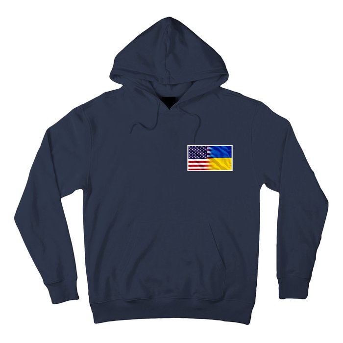 United States Of America I Stand With Ukraine Flag Support Hoodie