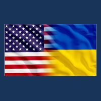 United States Of America I Stand With Ukraine Flag Support T-Shirt