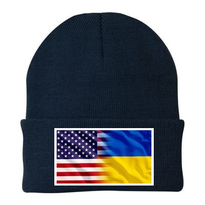 United States Of America I Stand With Ukraine Flag Support Beanie