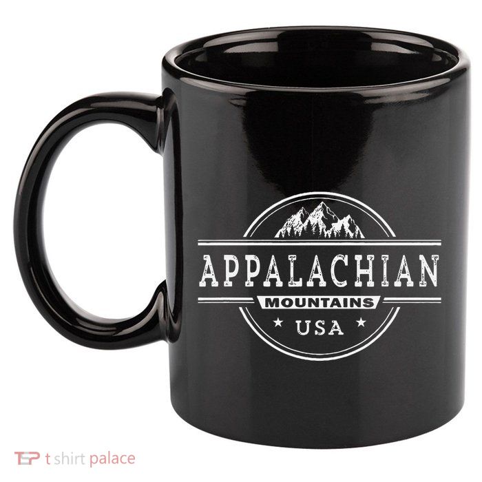 United States Oldest Mountain Range Appalachian Mountains 11oz C Handle Ceramic Mug