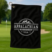 United States Oldest Mountain Range Appalachian Mountains Golf Towel