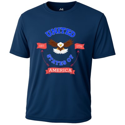 United States Of America Est 1776 Gift Performance Shirt