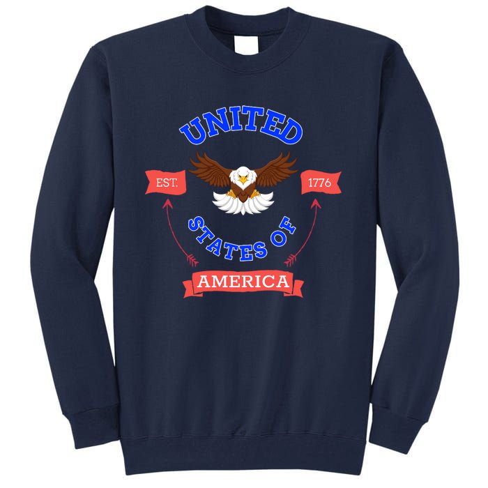 United States Of America Est 1776 Gift Tall Sweatshirt