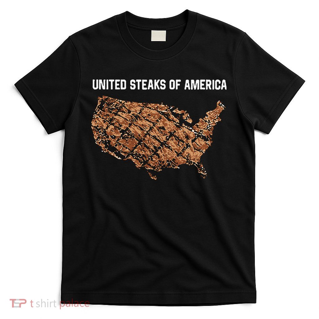 United Steaks Of America Map T-Shirt