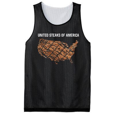 United Steaks Of America Map Mesh Reversible Basketball Jersey Tank