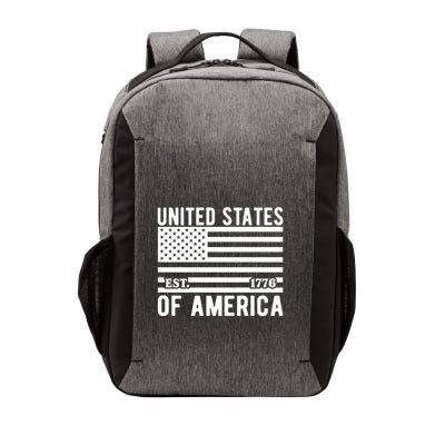 United States Of America Est !776 Memorial Day Gift Vector Backpack