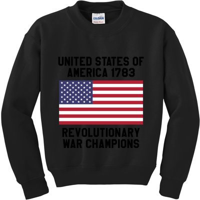 Unites States Of America 1783 – Revolutionary War Champions Kids Sweatshirt