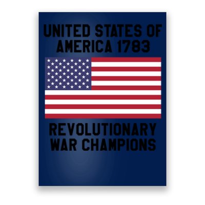 Unites States Of America 1783 – Revolutionary War Champions Poster