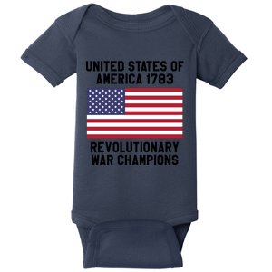 Unites States Of America 1783 – Revolutionary War Champions Baby Bodysuit