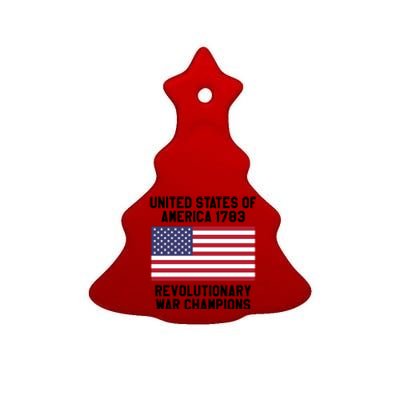 Unites States Of America 1783 – Revolutionary War Champions Ceramic Tree Ornament