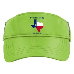 Uvalde Strong Pray For Texas Adult Drive Performance Visor