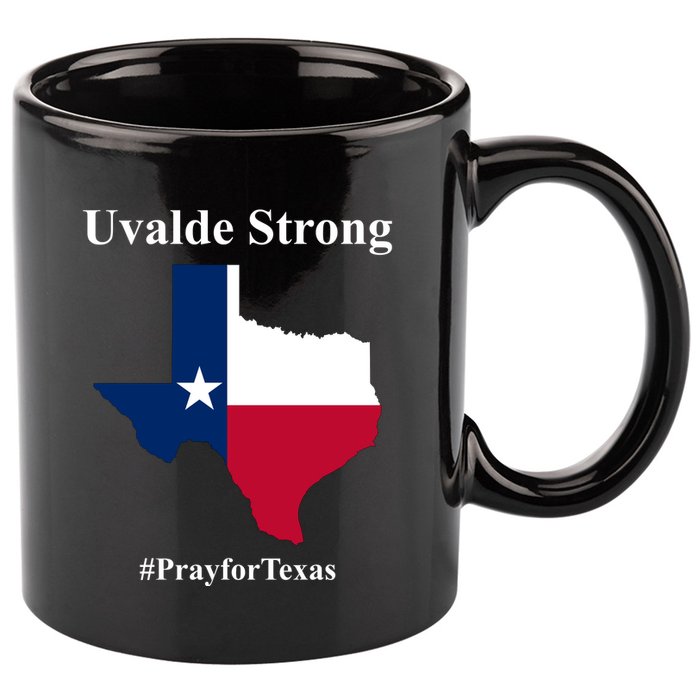 Uvalde Strong Pray For Texas 11oz C Handle Ceramic Mug