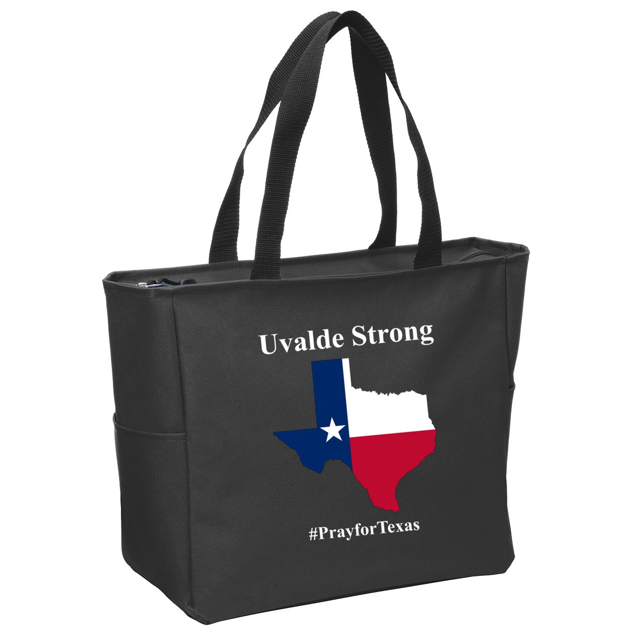Uvalde Strong Pray For Texas Zip Tote Bag