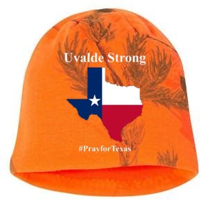 Uvalde Strong Pray For Texas Kati - Camo Knit Beanie