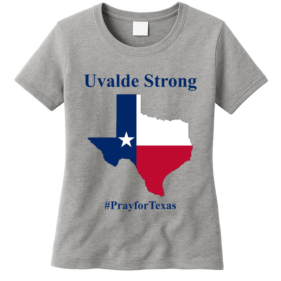 Uvalde Strong Pray For Texas Womens T-Shirt