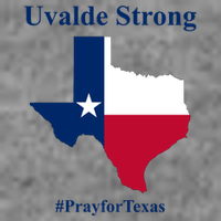 Uvalde Strong Pray For Texas Women's V-Neck T-Shirt