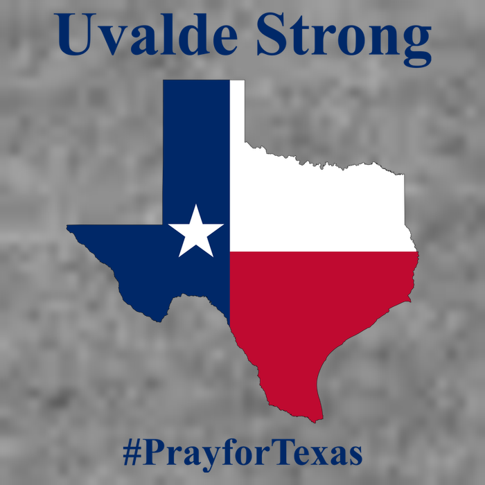 Uvalde Strong Pray For Texas Women's V-Neck T-Shirt