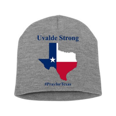 Uvalde Strong Pray For Texas Short Acrylic Beanie