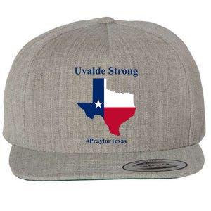 Uvalde Strong Pray For Texas Wool Snapback Cap