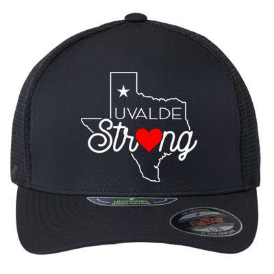 Uvalde Strong Pray For Texas Flexfit Unipanel Trucker Cap