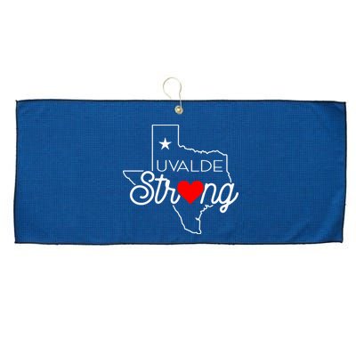 Uvalde Strong Pray For Texas Large Microfiber Waffle Golf Towel