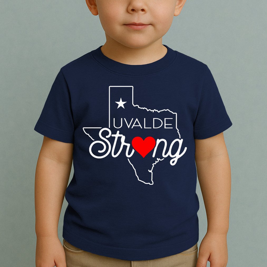 Uvalde Strong Pray For Texas Toddler T-Shirt