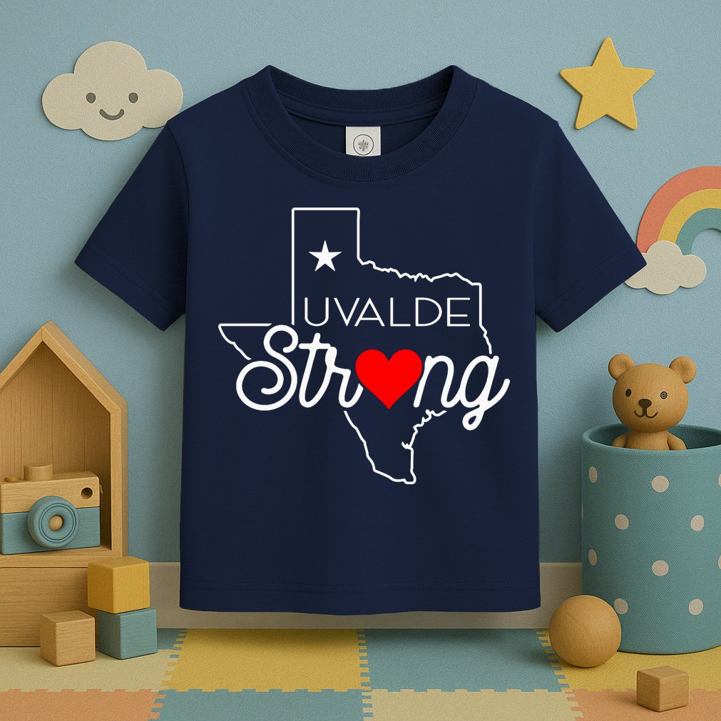 Uvalde Strong Pray For Texas Toddler T-Shirt