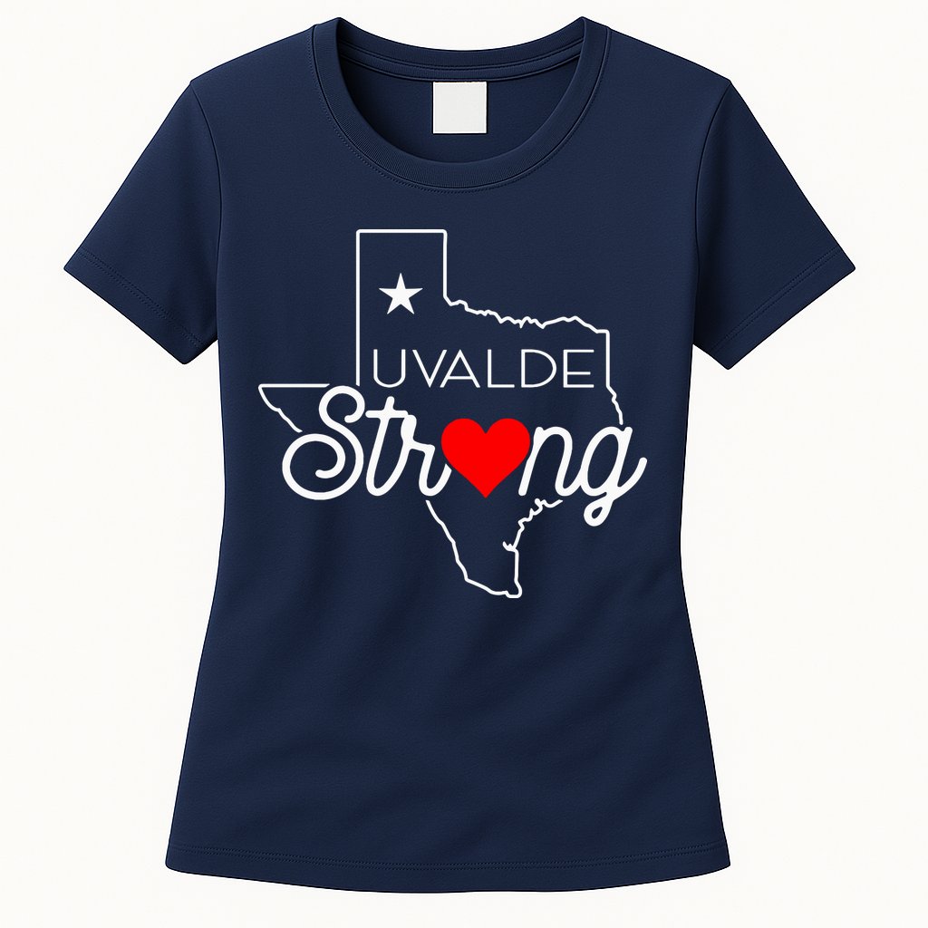 Uvalde Strong Pray For Texas Womens T-Shirt