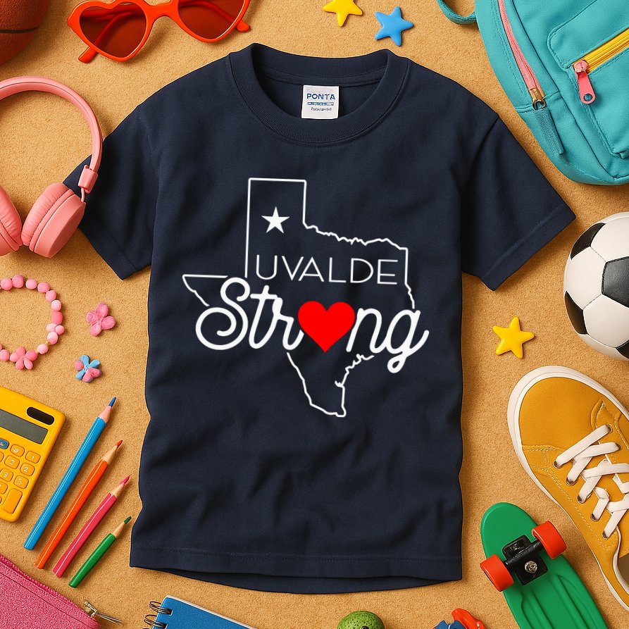 Uvalde Strong Pray For Texas Kids T-Shirt