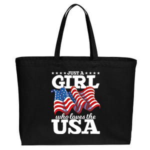 United States Patriotic American Us Flag 4th Of July Funny Gift Cotton Canvas Jumbo Tote