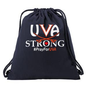 Uva Strong Pray For UVA Drawstring Bag