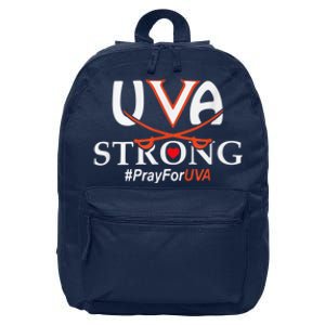 Uva Strong Pray For UVA 16 in Basic Backpack