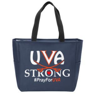 Uva Strong Pray For UVA Zip Tote Bag