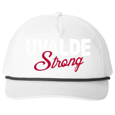 Uvalde Strong Pray For Texas Snapback Five-Panel Rope Hat