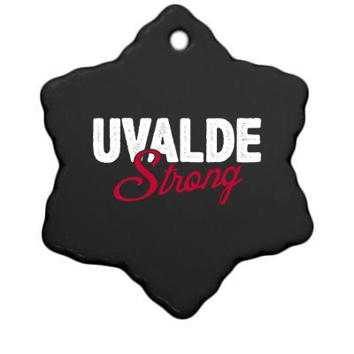 Uvalde Strong Pray For Texas Ceramic Star Ornament