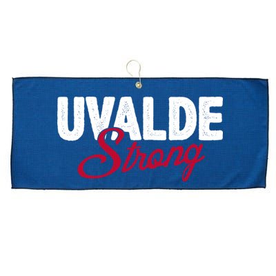 Uvalde Strong Pray For Texas Large Microfiber Waffle Golf Towel