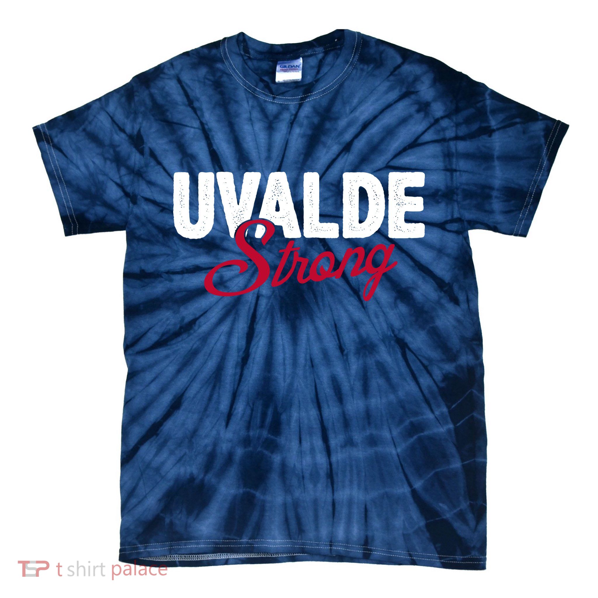 Uvalde Strong Pray For Texas Tie-Dye T-Shirt