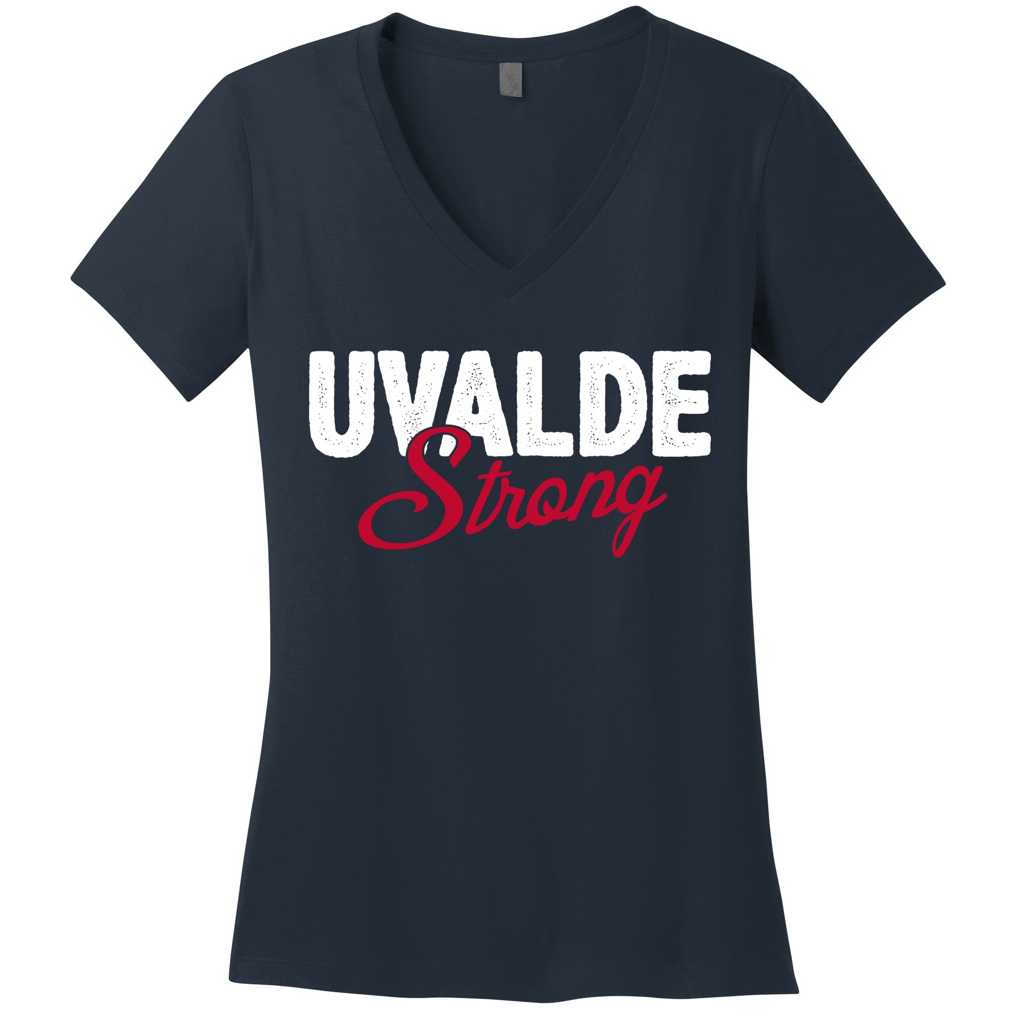 Uvalde Strong Pray For Texas Women's V-Neck T-Shirt