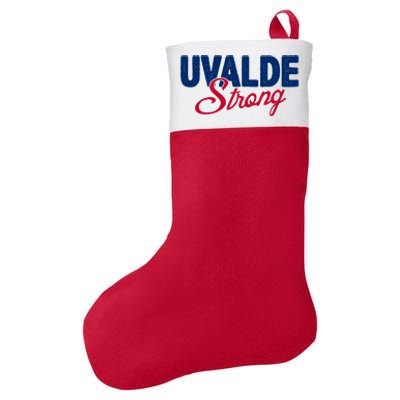 Uvalde Strong Pray For Texas Felt Holiday Christmas Stocking