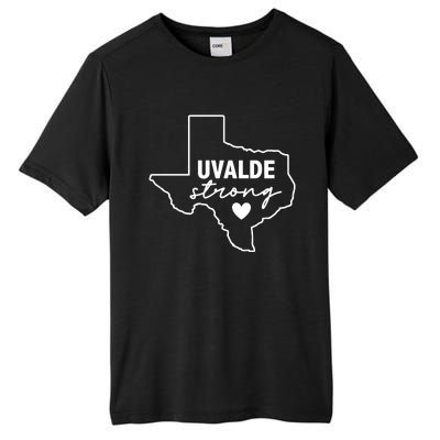 Uvalde Strong Pray For Texas Uvalde Texas Tall Fusion ChromaSoft Performance T-Shirt