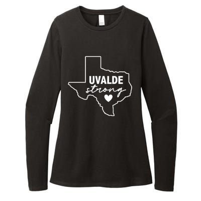 Uvalde Strong Pray For Texas Uvalde Texas Womens CVC Long Sleeve Shirt