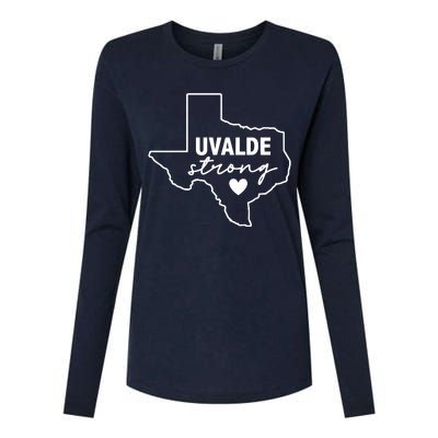 Uvalde Strong Pray For Texas Uvalde Texas Womens Cotton Relaxed Long Sleeve T-Shirt