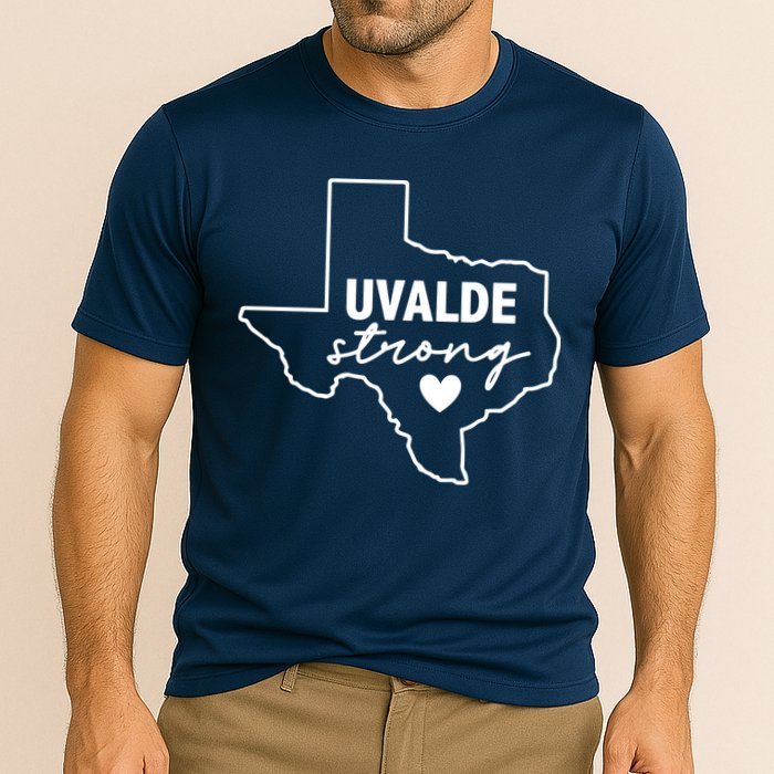Uvalde Strong Pray For Texas Uvalde Texas Cooling Performance Crew T-Shirt